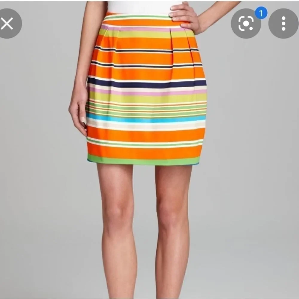 Kate spade Striped Mini skirt  sz 0